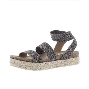 Steve‎ Madden Womens Kimmie Taupe Espadrilles Shoes 8 Medium (B,M)